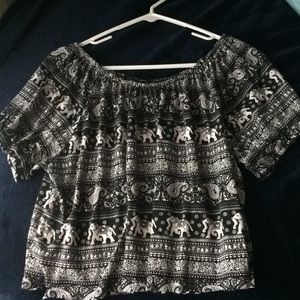 off the shoulder top